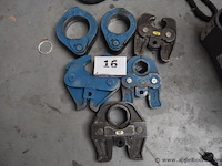 6x persbekken, viega, nussbaum, wo. maten 42 en 54