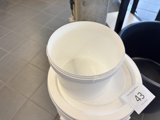 6x plastiek emmer - afbeelding 2 van  2