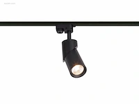 (6x) railspot gu10 armatuur cilinder zand zwart...
