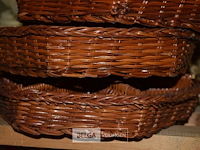 6x rieten sorteermandjes - afbeelding 2 van  2