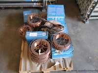 6x rol lasdraad, 6x doos, magmaweld, lasbrander met kabel, werking niet gekend - afbeelding 1 van  2