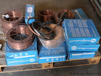 6x rol lasdraad, 6x doos, magmaweld, lasbrander met kabel, werking niet gekend - afbeelding 2 van  2