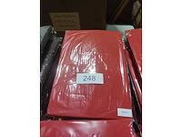 6x rood stretchcover + topcover voor statafel diam.80-85cm. nieuw (6x) - afbeelding 2 van  2