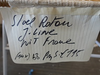 6x rotan stoel j-line - afbeelding 4 van  4