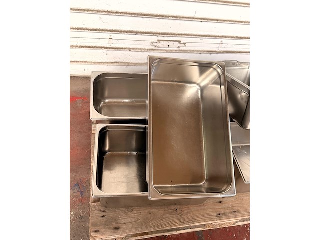 6x rvs bakken 32x52x20 cm - afbeelding 1 van  3