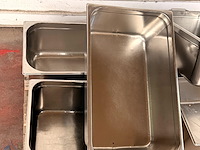 6x rvs bakken 32x52x20 cm - afbeelding 1 van  3