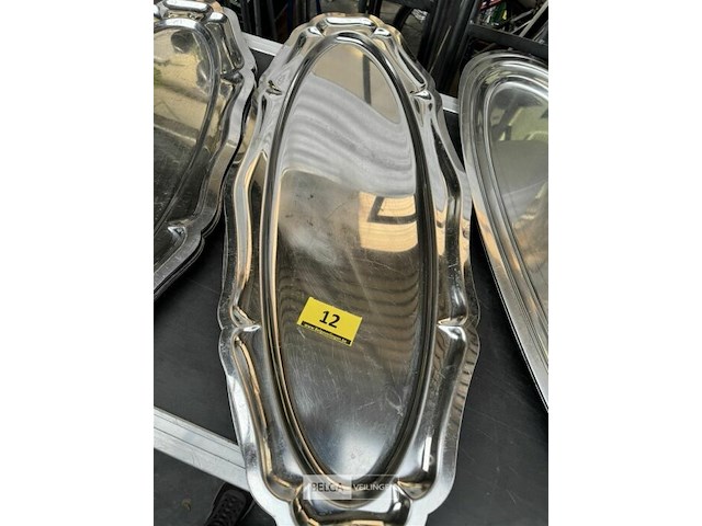 6x rvs schotels l80 cm - afbeelding 2 van  2