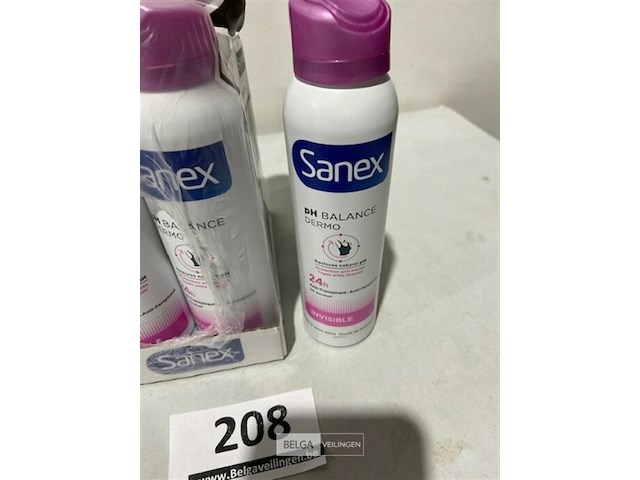 6x sanex deoderant 150ml invisible - afbeelding 3 van  3