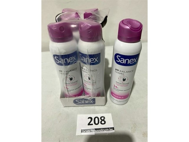6x sanex deoderant 150ml invisible - afbeelding 1 van  3