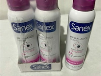 6x sanex deoderant 150ml invisible - afbeelding 1 van  3