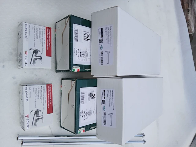 (6x) sanitaire toebehoren schell - afbeelding 1 van  6