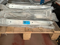 6x scharnieren metaal voor houten poort - afbeelding 1 van  4