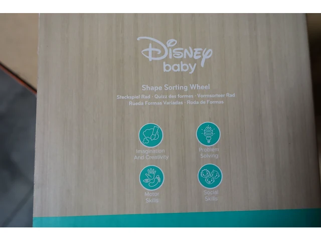 6x shape sorting wheel disney - afbeelding 2 van  2