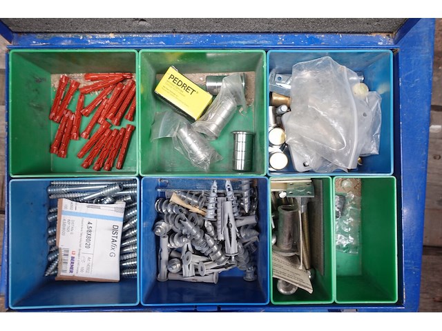 6x sorteerkoffer + inhoud - afbeelding 6 van  7