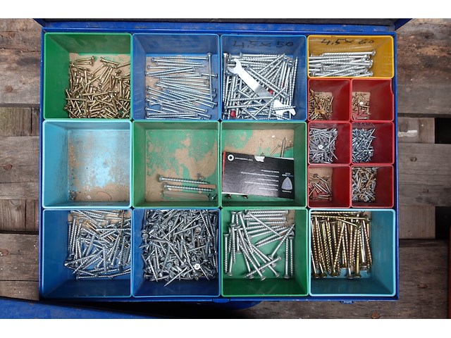 6x sorteerkoffer + inhoud - afbeelding 7 van  7