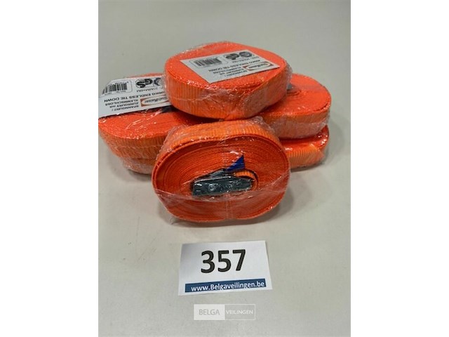 6x spanriem 25mm x 6 meter 400kg - afbeelding 2 van  3