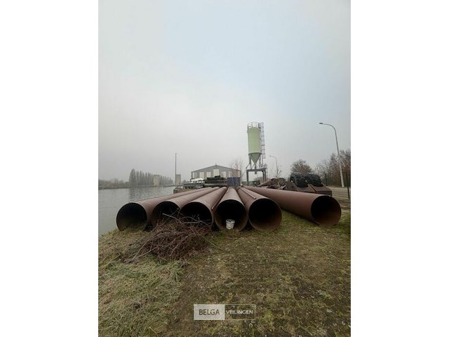 6x stalen buizen ø±103 cm - afbeelding 1 van  5