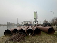 6x stalen buizen ø±103 cm