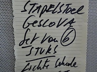 6x stapelstoel gescova - afbeelding 3 van  3