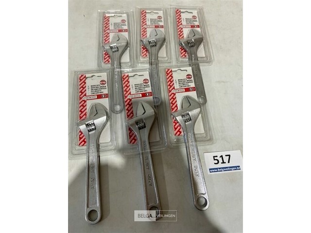 6x steelwood moersleutel - afbeelding 1 van  3