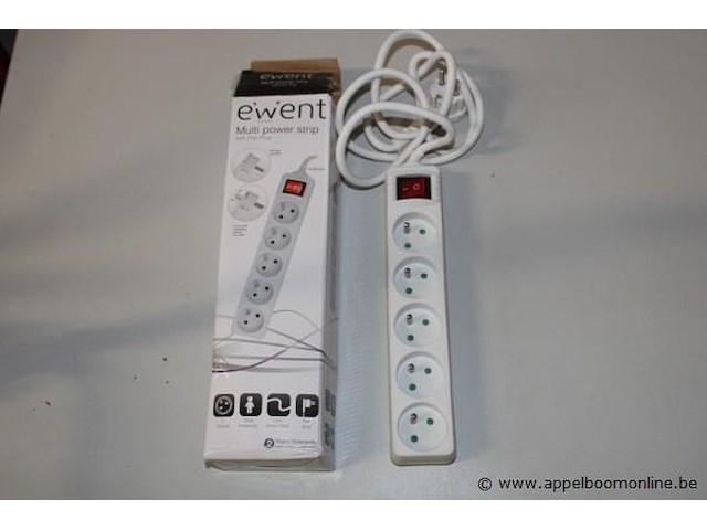 6x stekkerdoos ewent - afbeelding 1 van  1