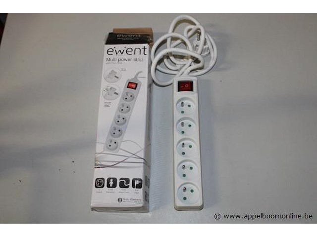 6x stekkerdoos ewent - afbeelding 1 van  1