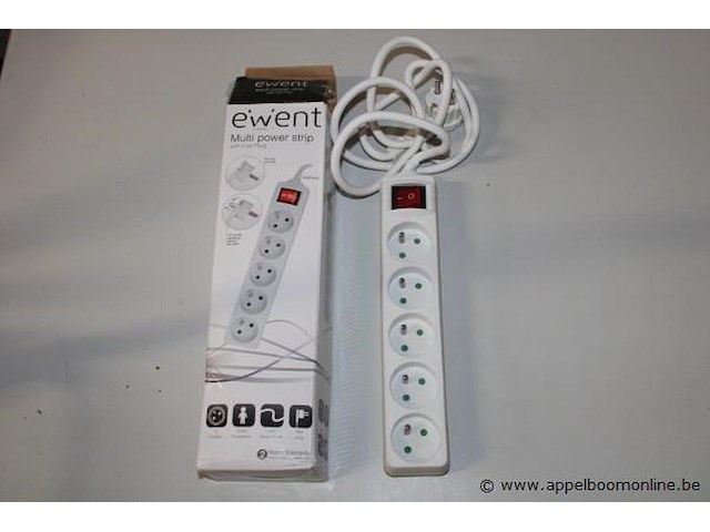 6x stekkerdoos ewent - afbeelding 1 van  1