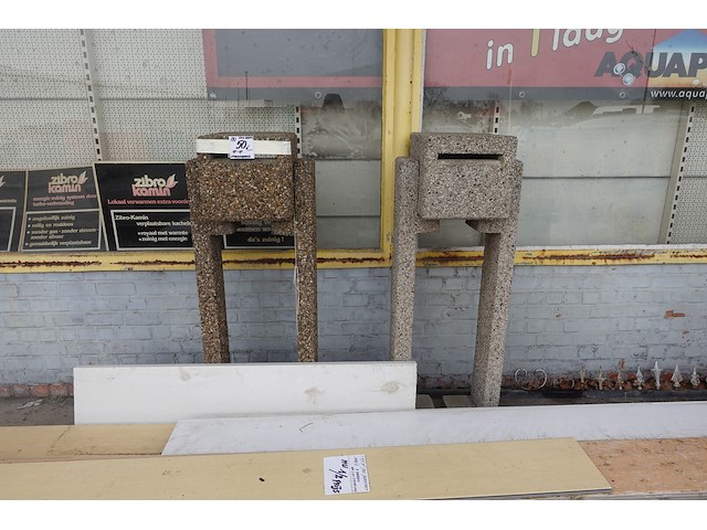 6x stenen brievenbus - afbeelding 4 van  7