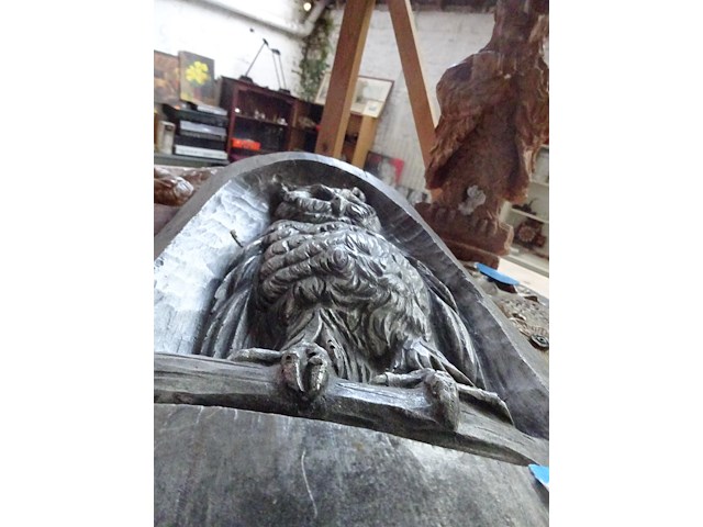 6x stenen uilen en barrelïef - afbeelding 3 van  5