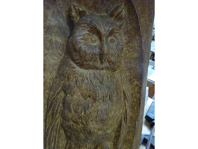 6x stenen uilen en barrelïef - afbeelding 5 van  5