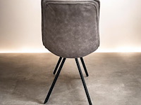 6x stoel microfiber beige - afbeelding 2 van  3