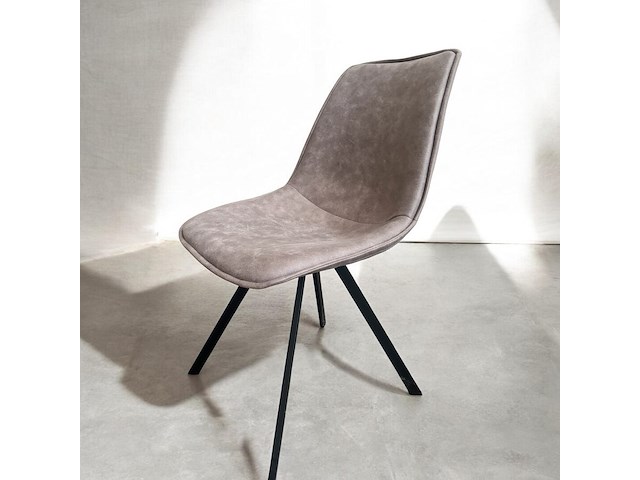 6x stoel microfiber beige - afbeelding 3 van  3