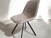 6x stoel microfiber beige - afbeelding 3 van  3