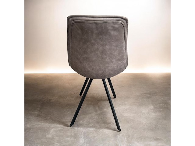 6x stoel microfiber beige - afbeelding 2 van  3