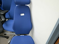 6x stoffen kantoorstoelen - afbeelding 1 van  3