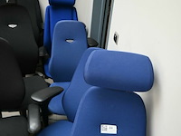 6x stoffen kantoorstoelen - afbeelding 2 van  3