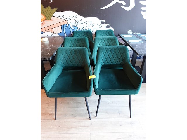 6x stoffen stoel bronx 71 - afbeelding 1 van  5