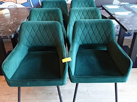 6x stoffen stoel bronx 71