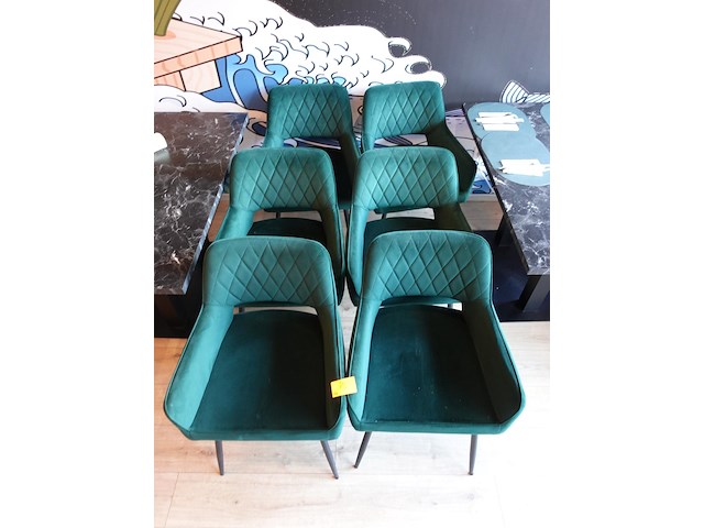 6x stoffen stoel bronx 71 - afbeelding 2 van  5