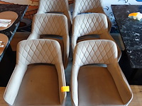 6x stoffen stoel bronx 71 - afbeelding 2 van  5