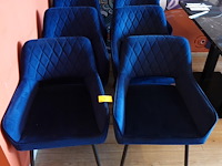 6x stoffen stoel bronx 71