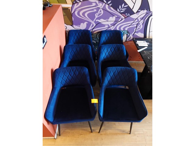 6x stoffen stoel bronx 71 - afbeelding 2 van  4