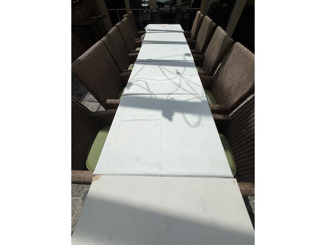 6x tafel vv 5x stoel - afbeelding 2 van  7