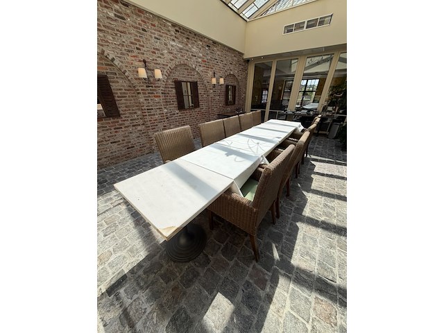 6x tafel vv 5x stoel - afbeelding 5 van  7