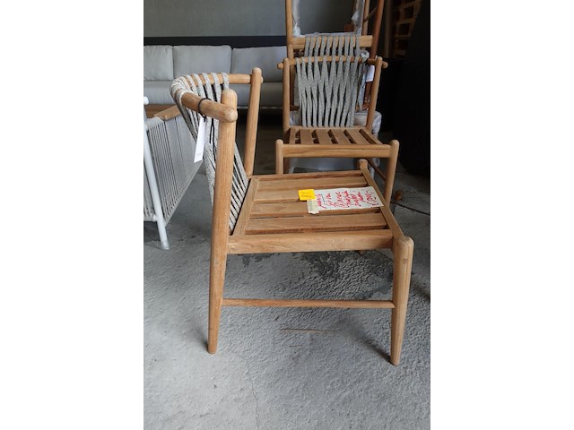6x teak stoel jardinico - afbeelding 3 van  5