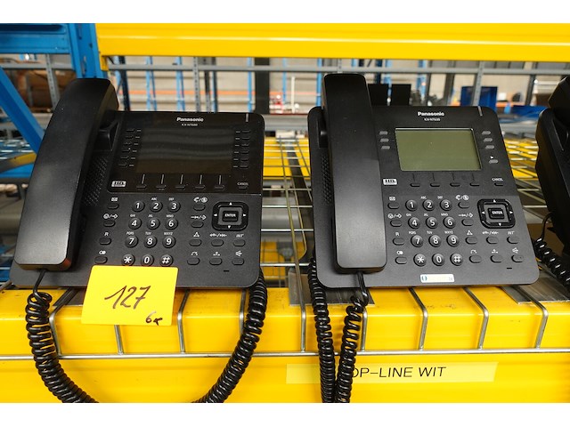 6x telefoontoestel panasonic + telefooncentrale - afbeelding 2 van  4