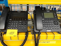 6x telefoontoestel panasonic + telefooncentrale - afbeelding 2 van  4