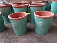 6x terracotta bloembakken - afbeelding 1 van  4
