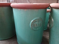 6x terracotta bloembakken - afbeelding 2 van  4