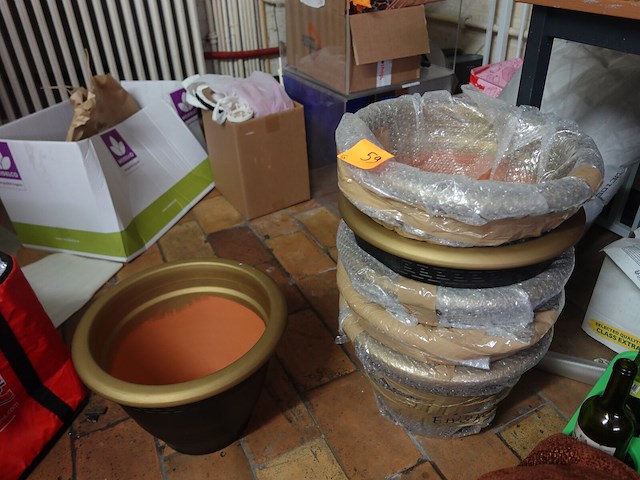 6x terracotta bloempot - afbeelding 1 van  3